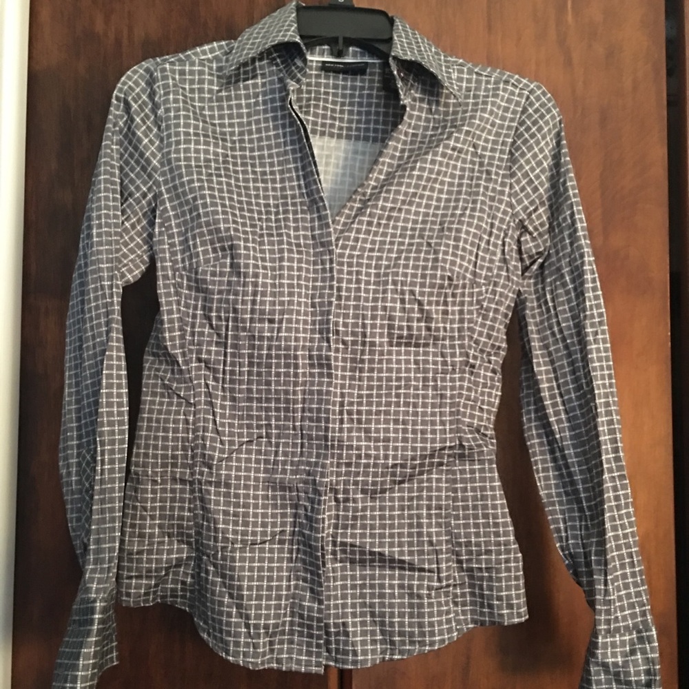 New York & Company Button Down Work Shirt XS